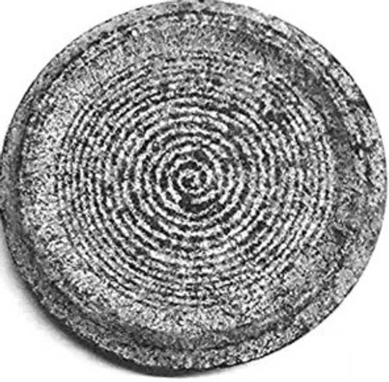 Anjalam Trade Rubbing stone Turmeric Haldi Grinding Mortar Stone Stoneware Masher(Pack of 1)