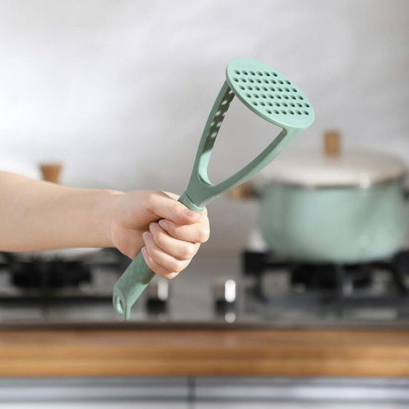 PRATYEX Non-Stick Potato Masher with Ergonomic Handle(RB IMPOTER) Plastic Masher(Pack of 1)