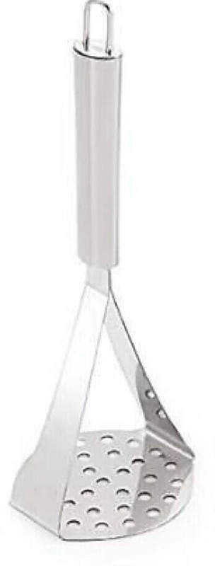 COROFY Stainless Steel Hand Masher (Mash for Dal/Vegetable/Potato/Baby Food/pav bhaji) with wooden handle Steel Masher(Pack of 1)