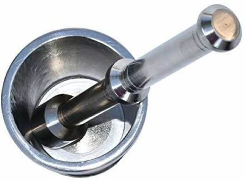 Lalit Heavy Mortar and Pestle Set/Khalbatta/Spice Mixer for Kitchen Stainless Steel Masher