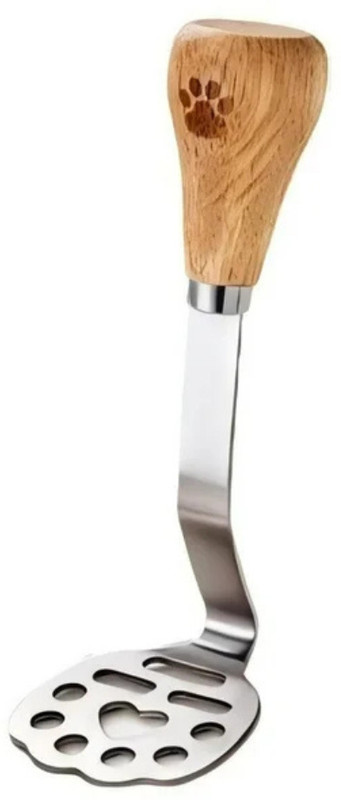 POGON Stainless Steel Heavy-Duty Potato Masher | Pav Bhaji Masher Stainless Steel Masher(Pack of 1)