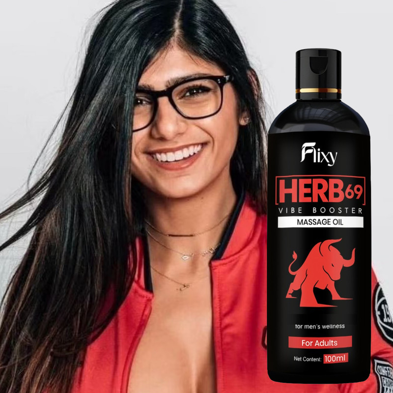 FLIXY Herb 69 Vibe Booster Men Massage Oil for Stamina, Power & Strength(100 ml)
