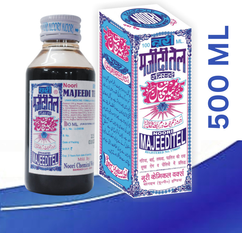 Noori Majeedi Tel Pain Relief Massage Oil 500 ML(500 ml)