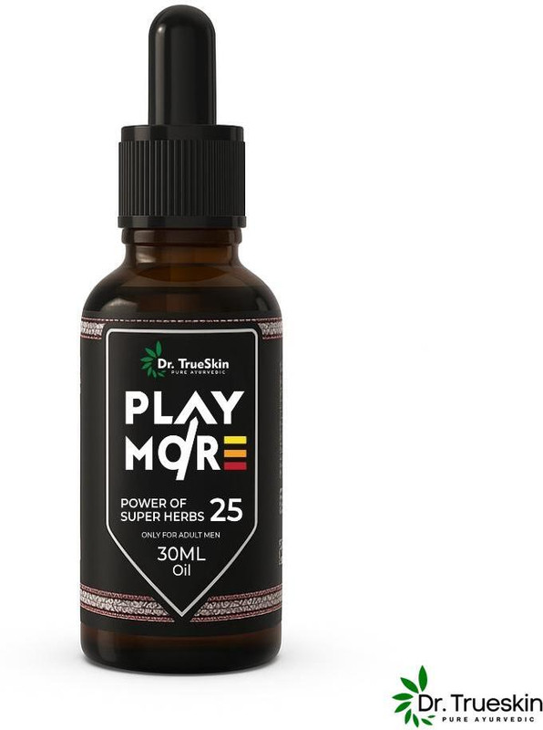 Dr.TrueSkin Play More Massage Oil for Fitness Recovery with Nourishing Extracts - Eu...(30 ml)