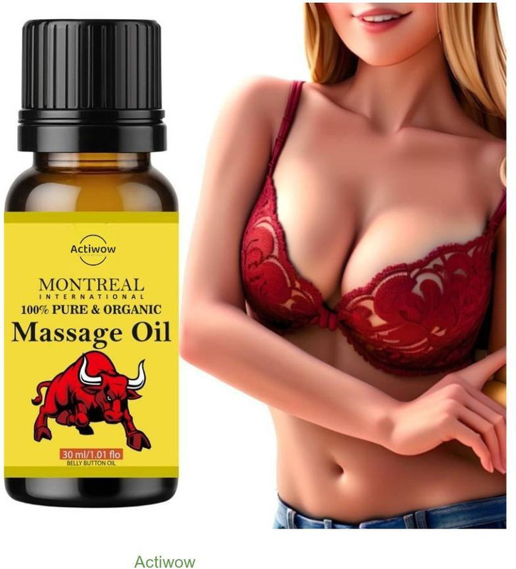 ACTIWOW Breast Massage Oil with Moisturizing Botanical Ingredients(30 ml)
