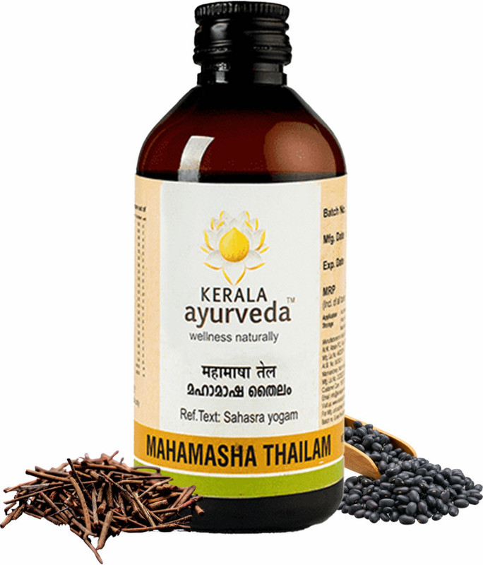 Kerala Ayurveda Mahamasha Thailam | Relieves Numbness and Muscle Weakness| 200 Ml(200 ml)