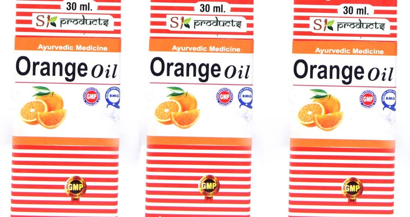 SK ProductS 100% Pure & Natural ORANGE OIL (30ML*3) pack of 3(90 ml)