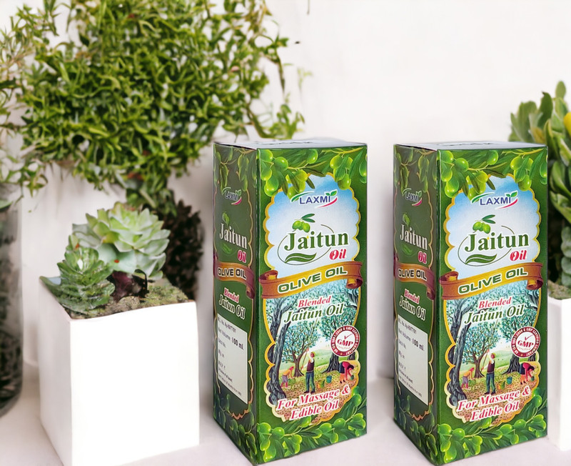 LAXMI Extra virgin olive oil for skin baby body massage 100ml 2 pic(0.2 L)