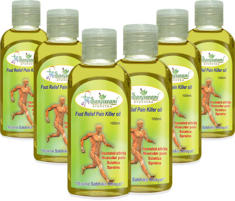 SHREE SANJEEVANI Ayurvedic pain killer Oil for Back,Neck,Shoulder,knee Pain &Sciatica .(600 ml)
