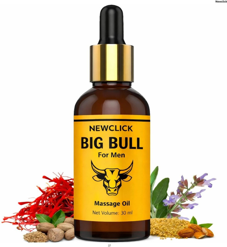 Newclick Big Bull Ayurvedic Oil With Natural Ingredients A537(30 ml)