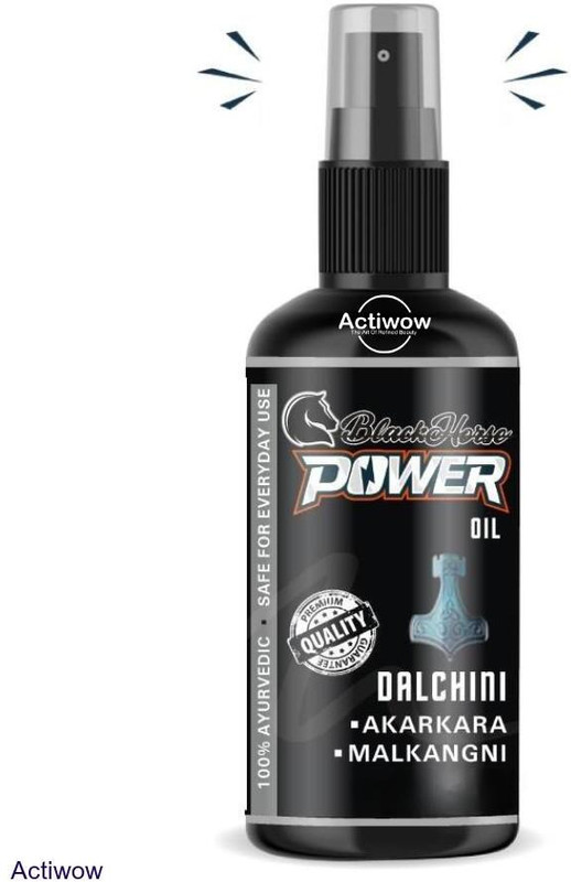 ACTIWOW Black Horse Power Strength & Vitality Boost for Men(30 ml)