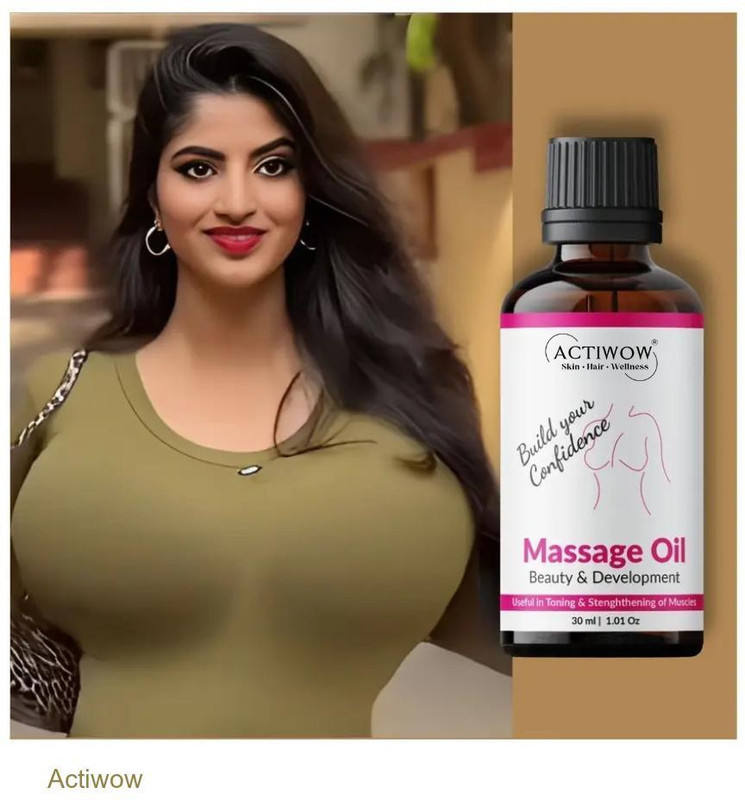 ACTIWOW Beauty Breast Massage Oil to boost bust skin brightness(30 ml)