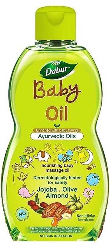 Dabur Baby Oil with Ayurvedic nourishing baby massage oil(400 ml)