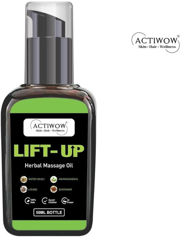 ACTIWOW Lift-up Herbal Massage Oil for Muscle Relief with Fast Absorption - Lavender(50 ml)