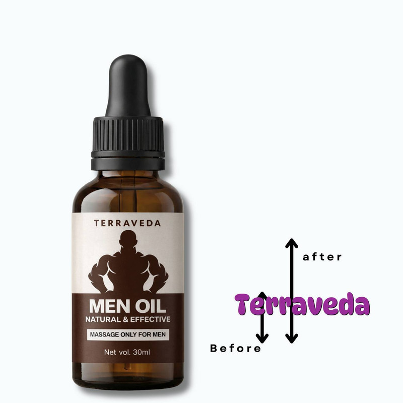 Terraveda Men Natural Massage Oil for Strength & Male Wellness 298(30 ml)