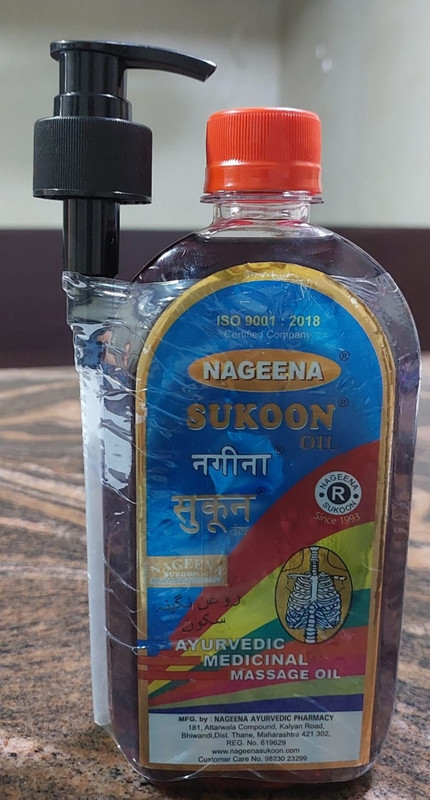 Nageena Sukoon Body Massage oil with Oil dispenser(500 ml)