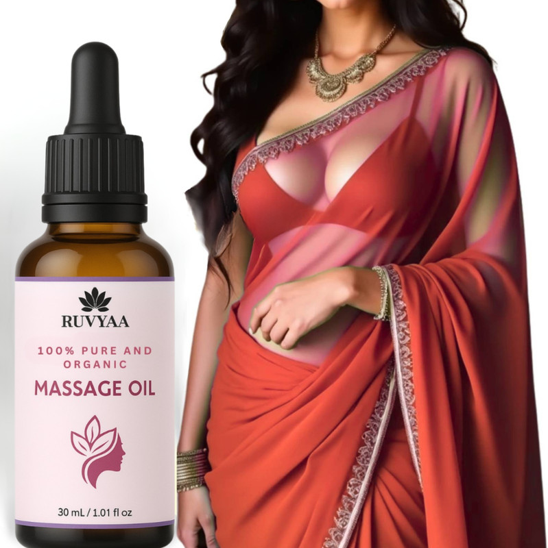 RUVYAA Bosom breast massage oil for women chest increase and tightness(30 ml)