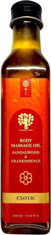 T 2 H COLECCION t2h Sandalwood & Frankinsence Massage Oil| 100% Natural & Paraben Free| 250 ml(250 ml)