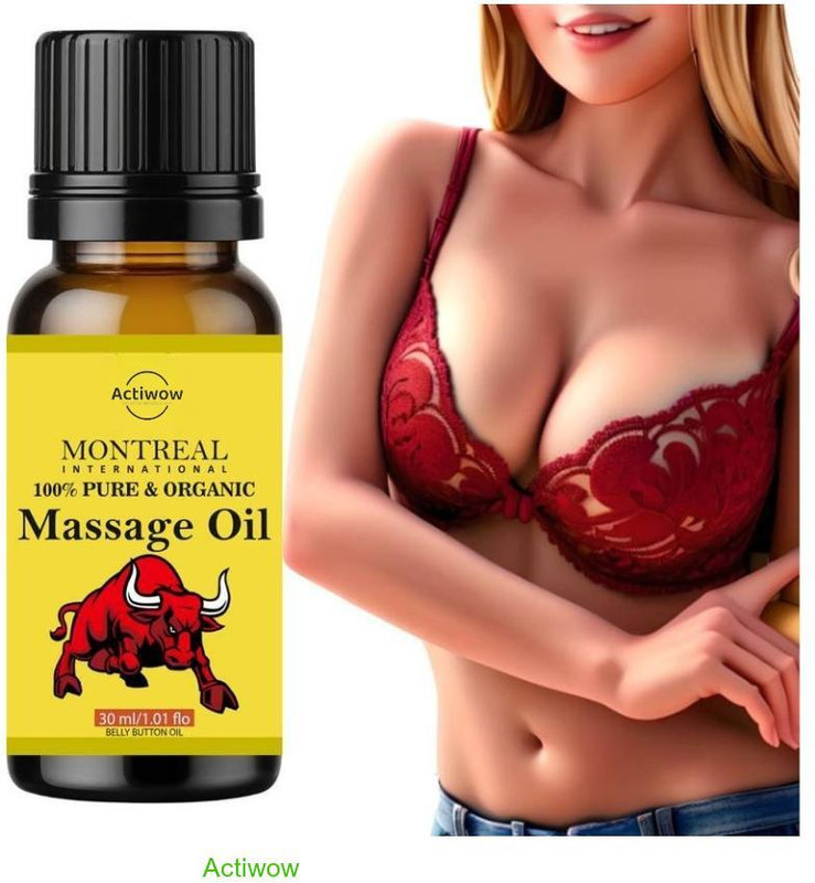 ACTIWOW Breast Massage Oil for Silken Texture and Natural Lift(30 ml)
