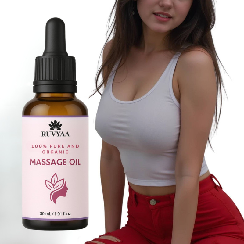 RUVYAA Women Breast Massage Oil for Gentle Care(30 ml)