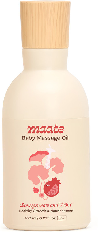 MAATE Baby Massage Oil 150 ml | With Pomegranate Seed | Gentle for Sensitive Skin(150 ml)