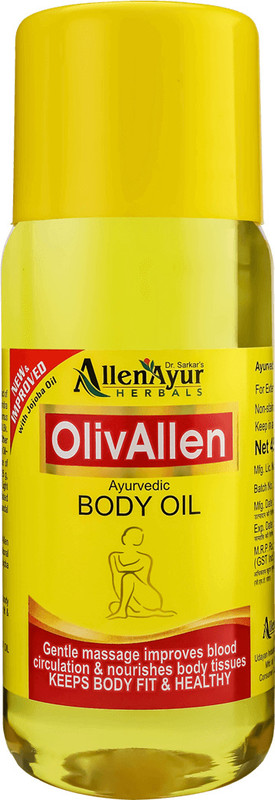 Allen's Ayurvedic herbal Italian body massage oil(200 ml)