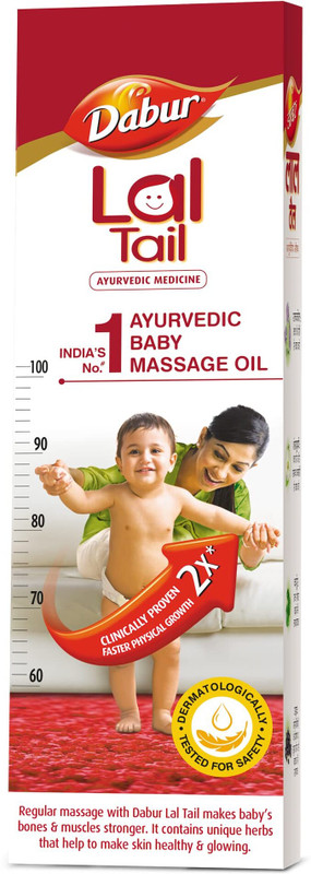 Dabur Ayurvedic baby oil 200ml lal tail(200 ml)