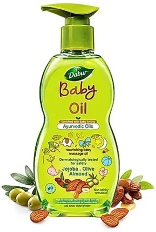 Dabur Baby Oil 500ml with Ayurvedic nourishing baby massage oil(500 ml)
