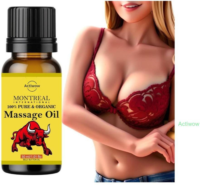 ACTIWOW Breast Massage Oil with Jasmine and Almond Oils(30 ml)