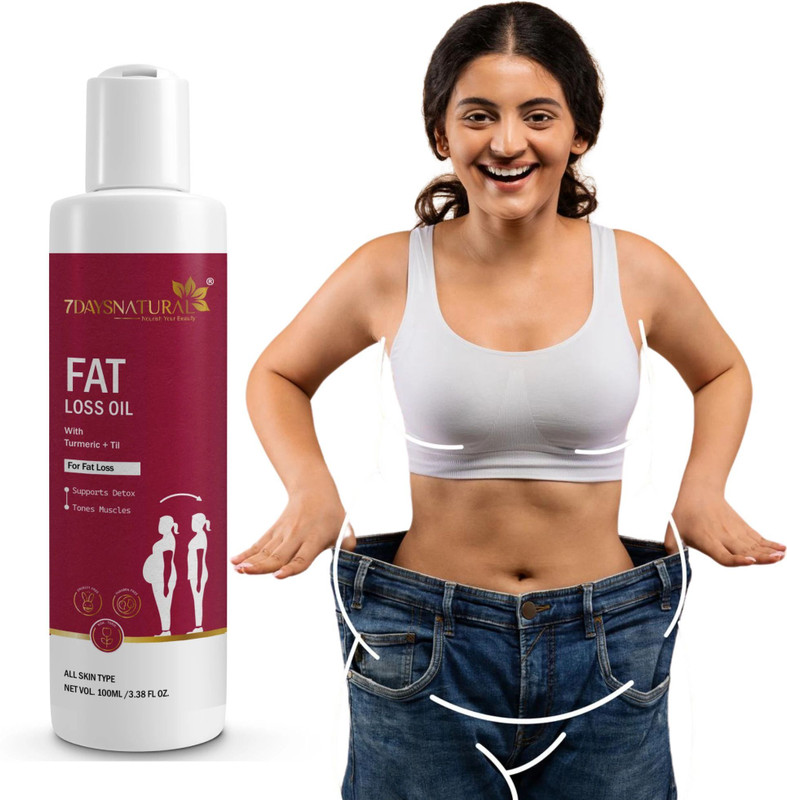 7 Days Fat Loss Premium Oil|fat loss oil lagane ka tarika|belly fat loss massage oil(100 ml)