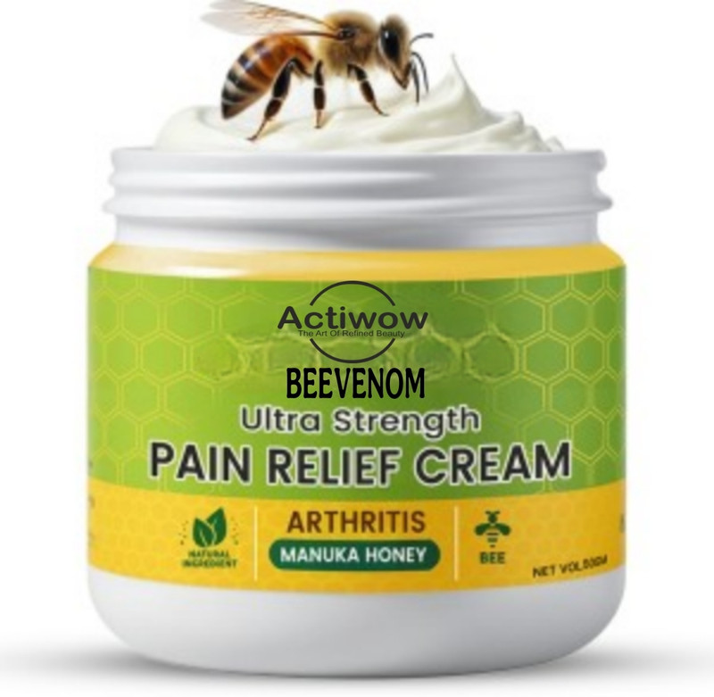 ACTIWOW Bee Venom Provides for Neck Pain Relief Cream Gel and Joint Bone Cream 50G(50 g)