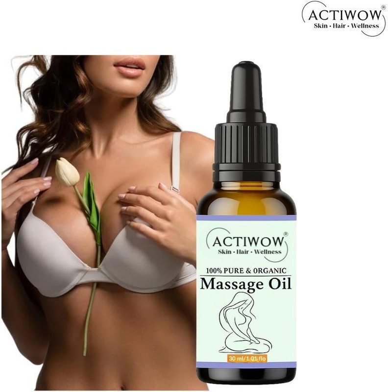 ACTIWOW Pure Organic Massage Oil for Bust Tone Radiant Glow(30 ml)