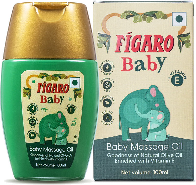 Figaro Baby Massage Oil with Goodness of Olive oil(100 ml)
