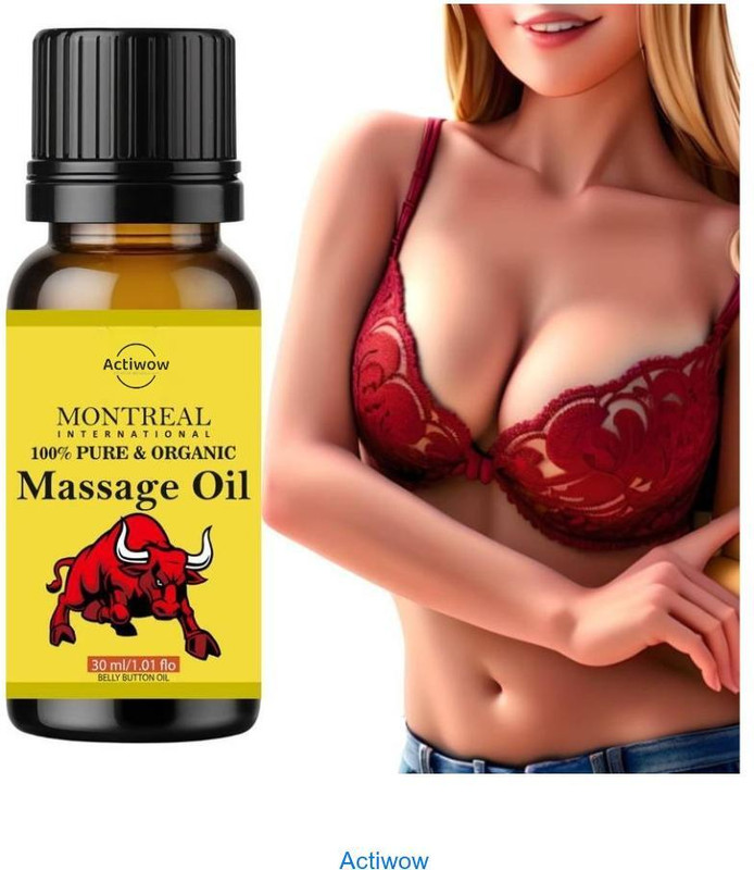 ACTIWOW Breast Massage Oil for Skin Wellness and Daily Tone(30 ml)