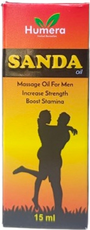 HUMERA HERBAL REMEDIES Sanda Oil for Men – Herbal Massage Oil with Ashwagandha & Saffron, 15ml(15 ml)