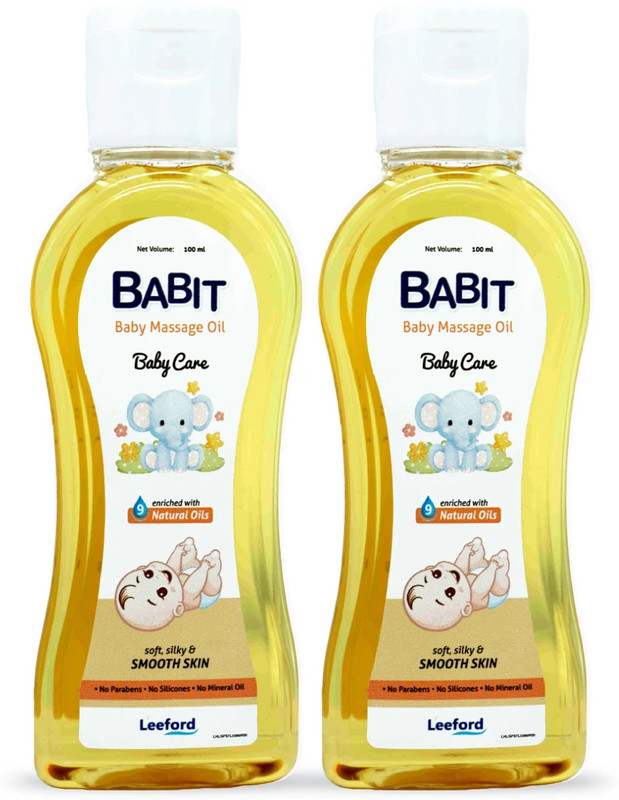 BABIT 3-in-1 Baby Massage Oil | Strengthens Soothes & Nourishes Skin(200 ml)