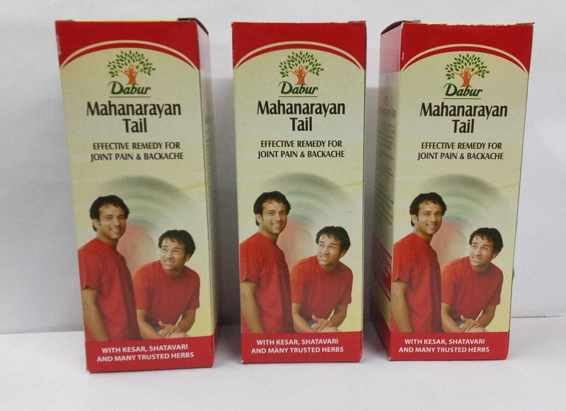 Dabur Mahanarayan Tail Effective Reamdy For Joint Pain & Backache 100 X 3(300 ml)