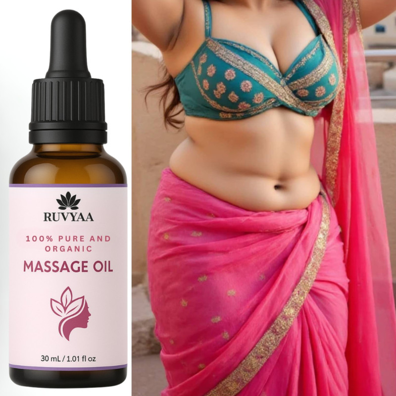 RUVYAA Ayurvedic Breast Massage Oil for Daily Massage Care(30 ml)
