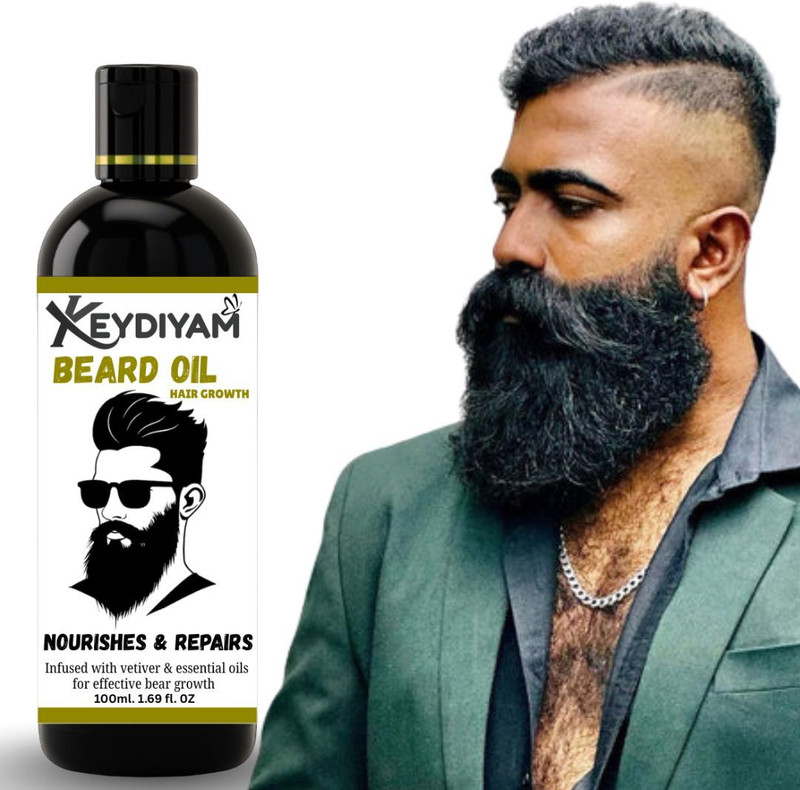 keydiyam Patchy Beard with Beard Oil for Beard Care Hair Oil(100 ml)