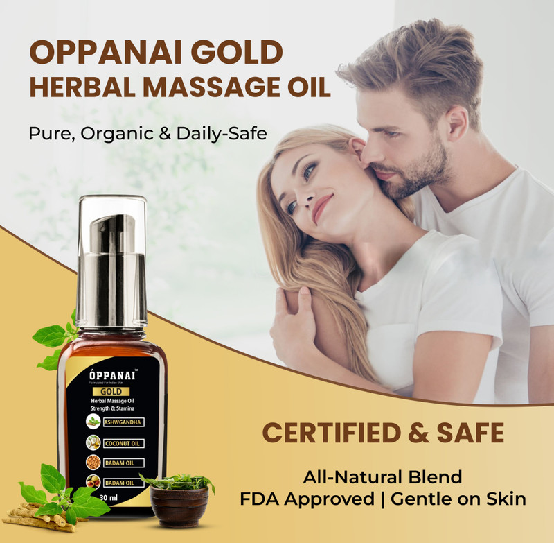 oppanai Massage Oil, Strength & Stamina, Ashwagandha,Natural Oil(30 ml)