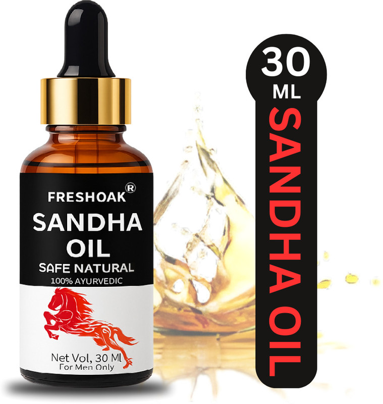 freshoak SANDHA OIL FOR MEN | 100% SAFE AND NATURAL | 30ML(30 ml)