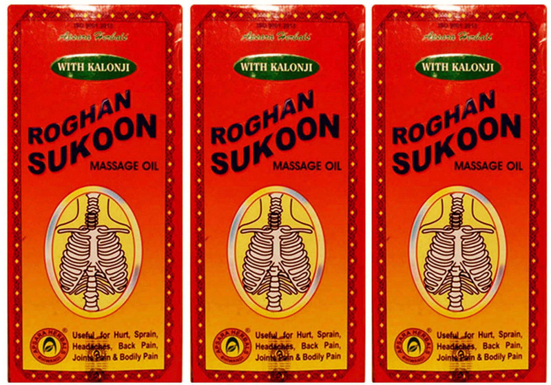 APSARA HERBALS Roghan sukoon massage oil 50ml pack 3(150 ml)