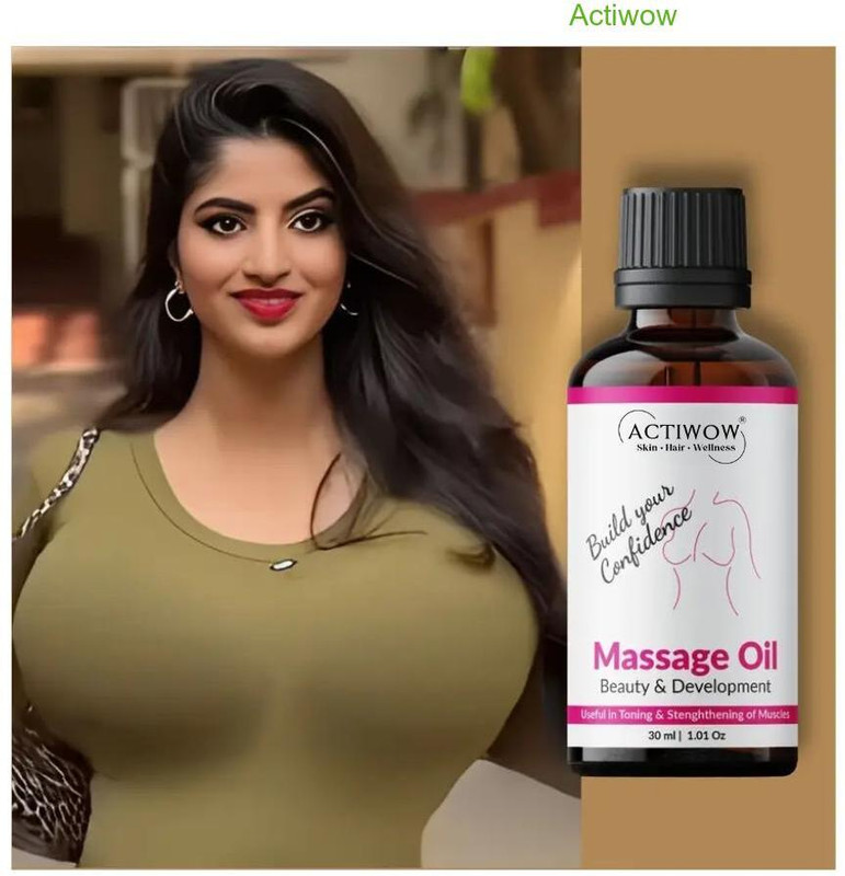 ACTIWOW Beauty Breast Massage Oil with brightening lemon zest(30 ml)