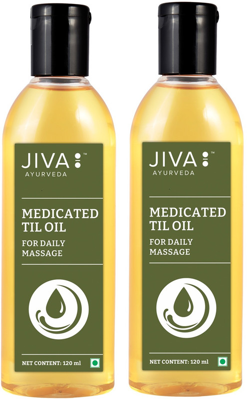 JIVA AYURVEDA Medicated Til Oil 120ml(240 ml)