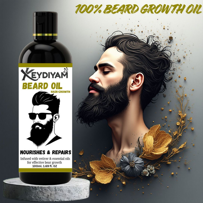keydiyam BEARD OIL FOR MEN FOR GROWTHING BEARD(100 ml)