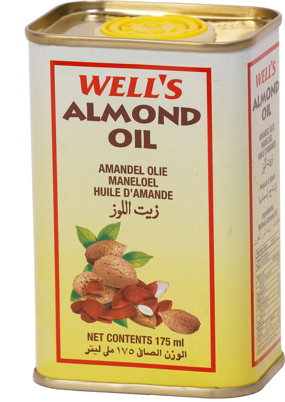 Wells Almond Oil Packed & Imported from Spain for Baby, Beauty & Skin Massage(175 ml)