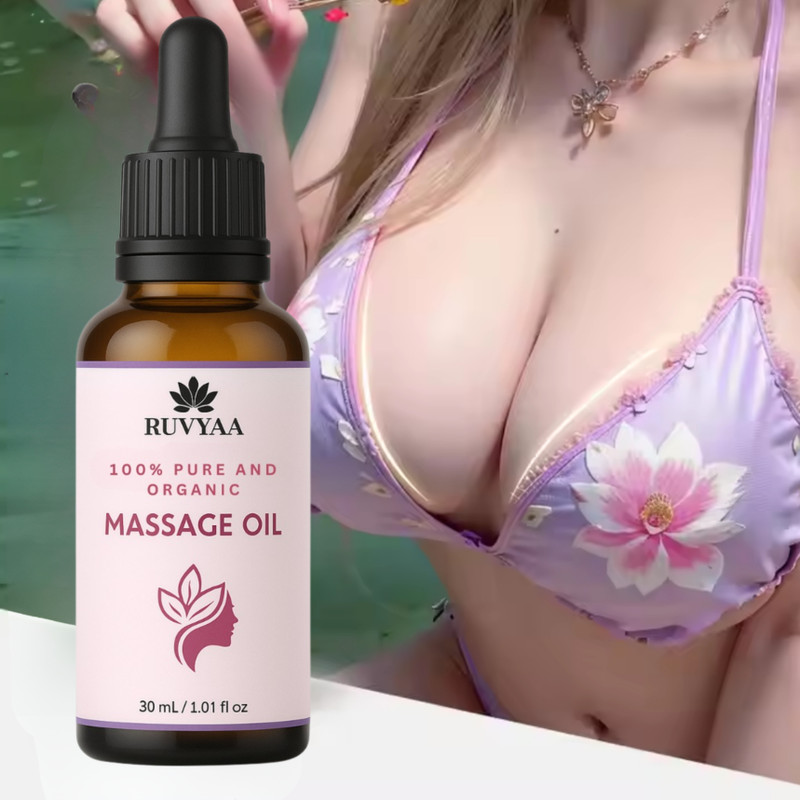 RUVYAA Herbal Breast Massage Oil for Skin Elasticity and Firmness(30 ml)