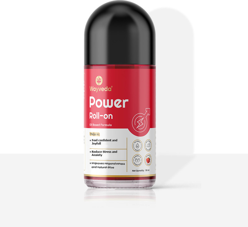 WAYVEDA Strawberry Flavour Roll-on For men | Power Roll on | 50ml for strength(50 ml)
