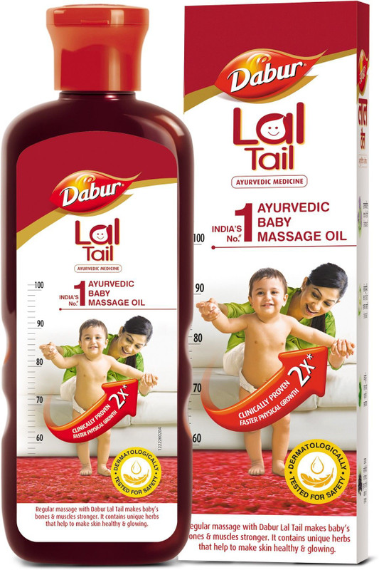 Dabur Ayurvedic Baby Massage Oil 500MlClinically Tested 2X Faster Physical Growth(200 ml)