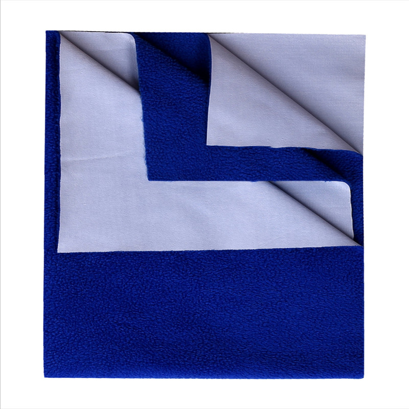 smilykid Polyester Baby Bed Protecting Mat(VOILAT-BLUE, Pack of 2, Small)